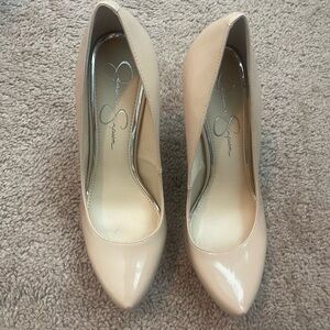 Jessica Simpson Nude Stiletto Heels